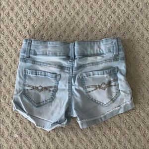 Girls Ripped Jean Shorts From Kohls 